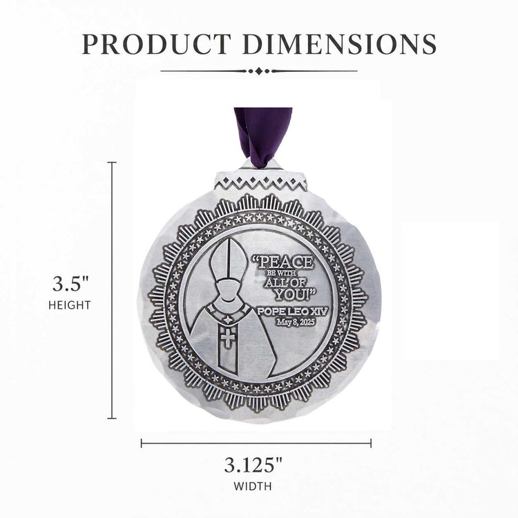 Pope Leo Commemorative Ornament