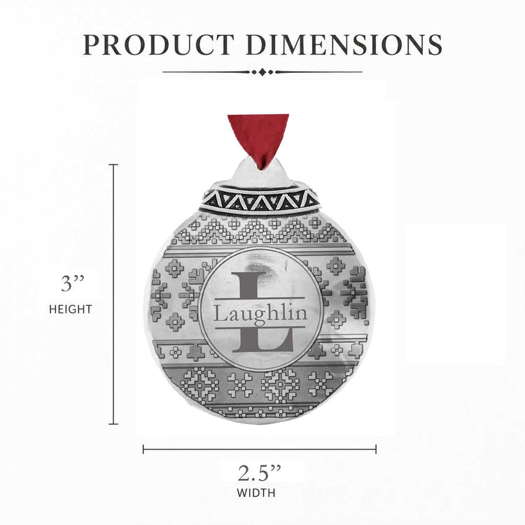 Personalized Ugly Sweater Ornament