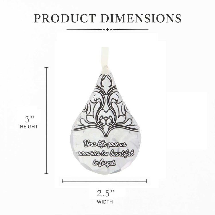Teardrop Memorial Ornament