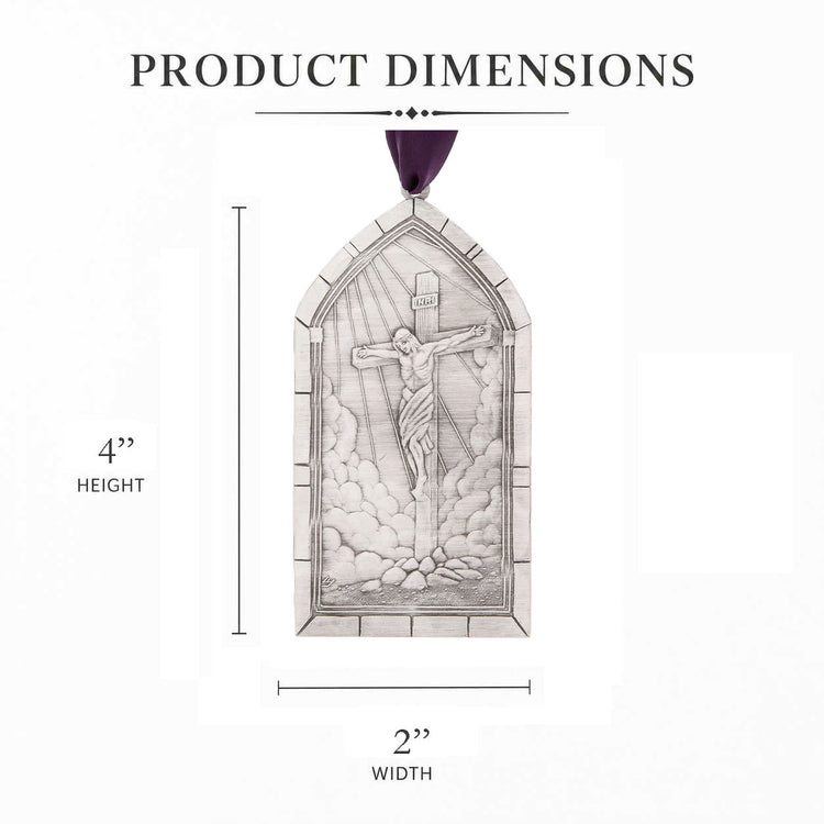 Crucifixion Cathedral Window Ornament