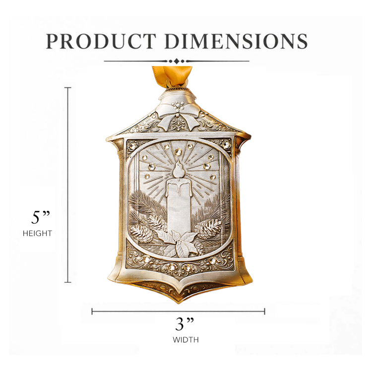 Guiding Light- Candle of Welcome Ornament (Aluminum)