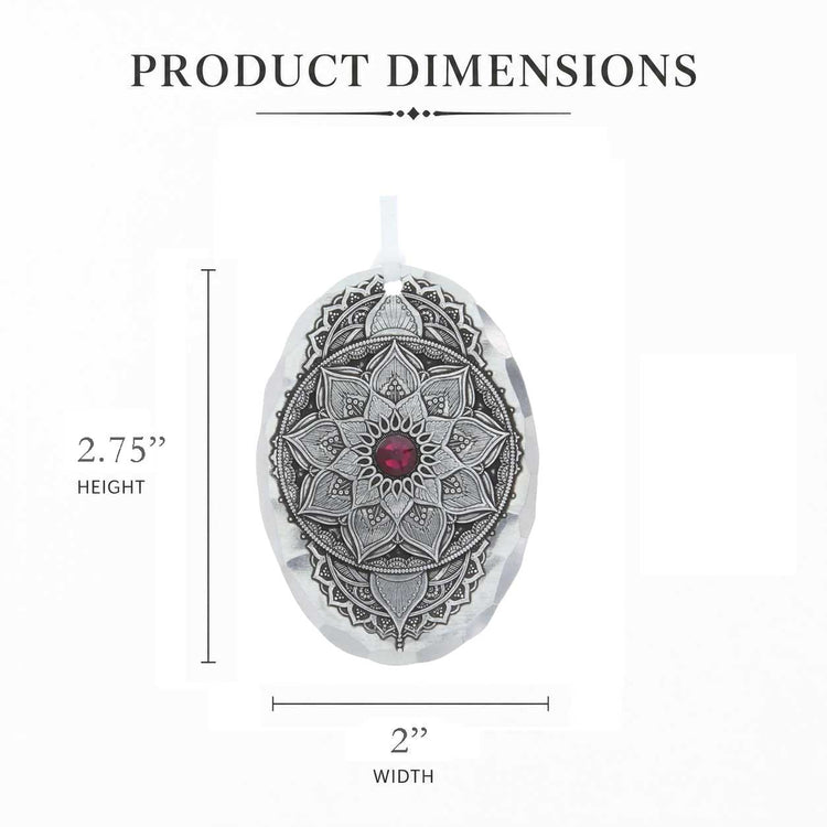 January Birthstone Ornament