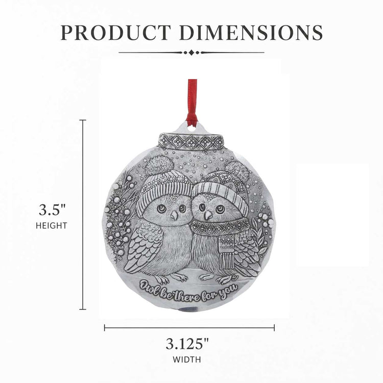 Owl Be There for You Ornament - Wendell August Forge