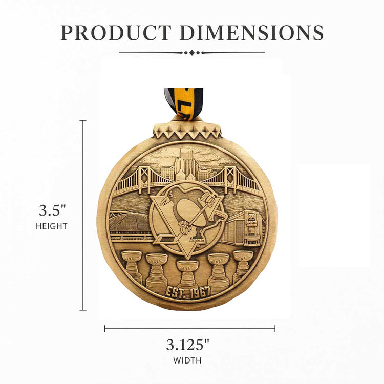 Pittsburgh Penguins Legacy Ornament Bronze