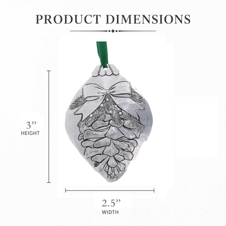 Pine Cone Bulb Ornament