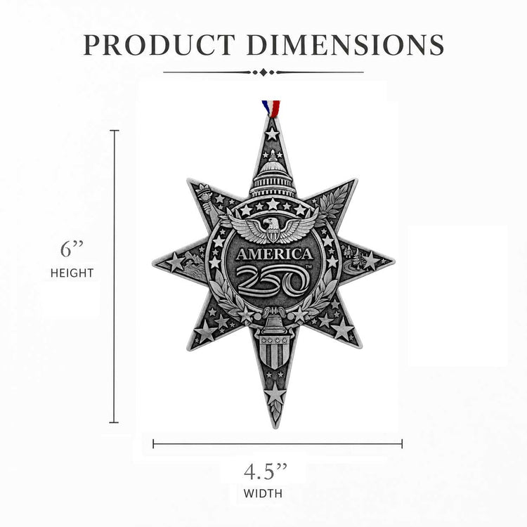 Sea to Shining Sea America 250 Commemorative Ornament
