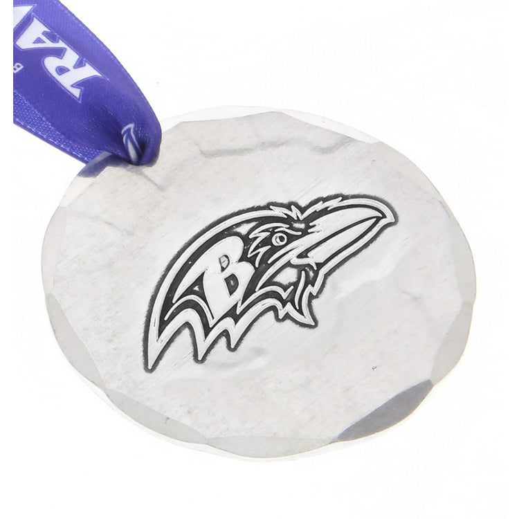 Baltimore Ravens Small Round Ornament (Aluminum)