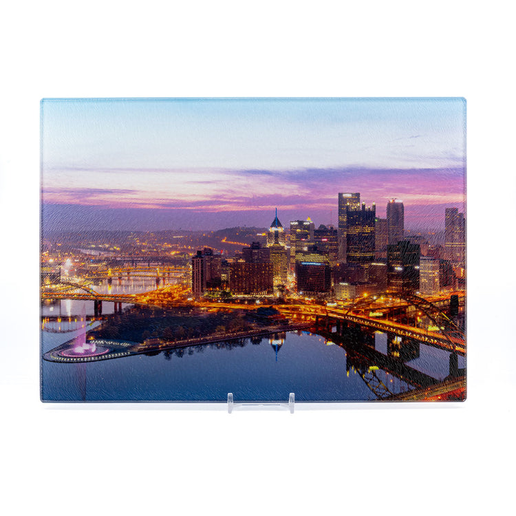 Re-Emergence Pink Pittsburgh Cutting Board 
