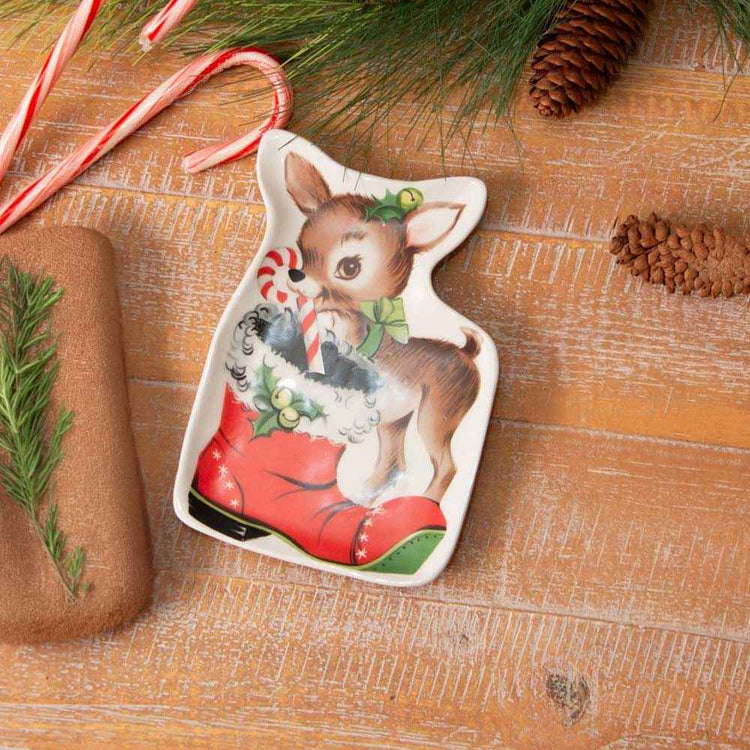 Trinket Tray Vintage Deer 