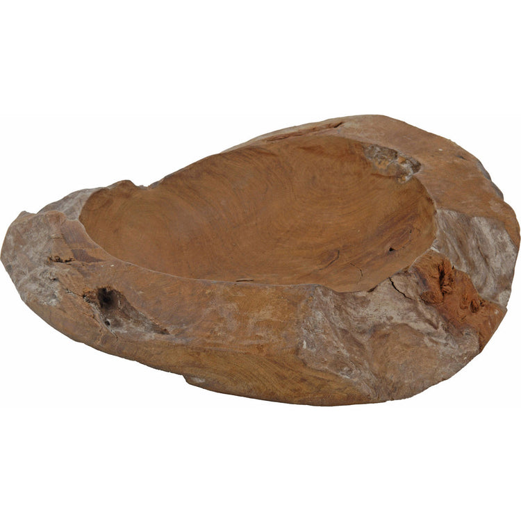 Round Teak Wood Bowl