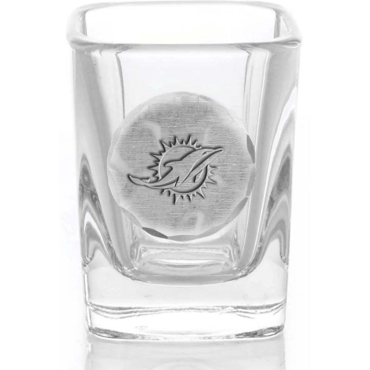 Miami Dolphins Shot Glass (Aluminum)