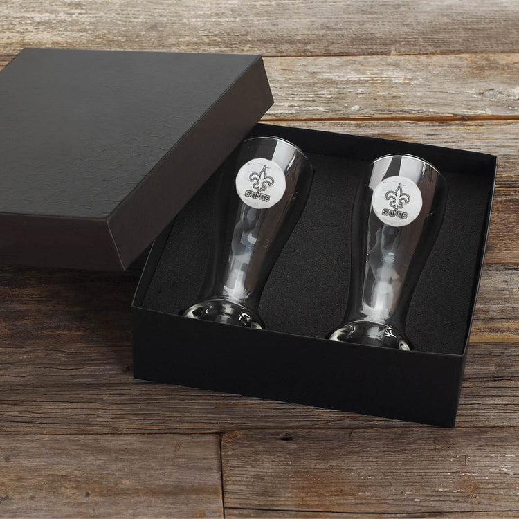 New Orleans Saints 2-Piece Pilsner Set 
