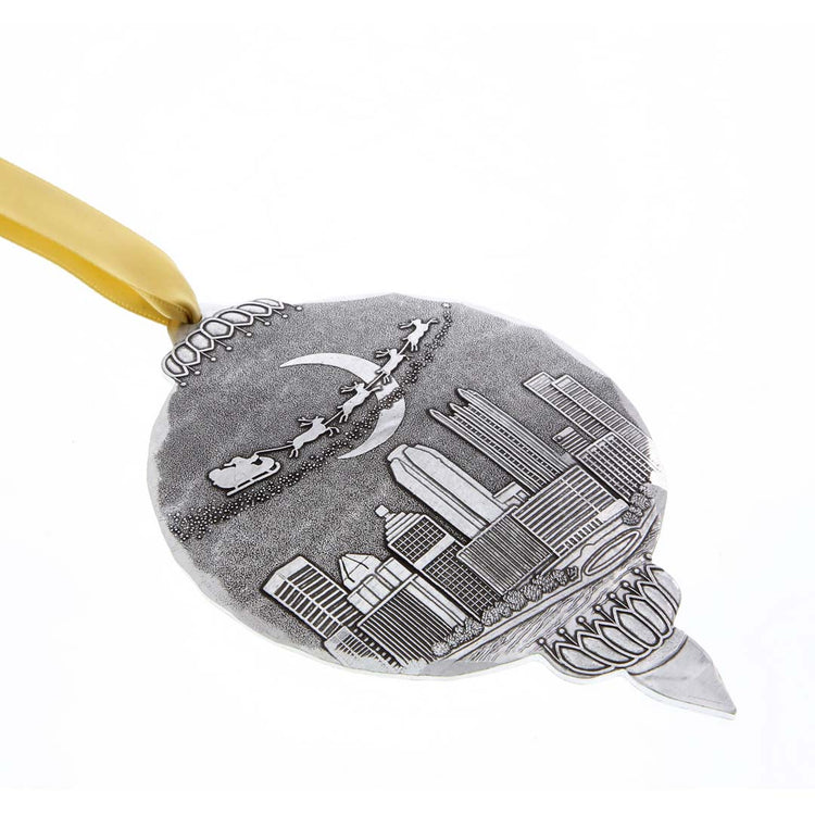 Santa Over Pittsburgh Ornament