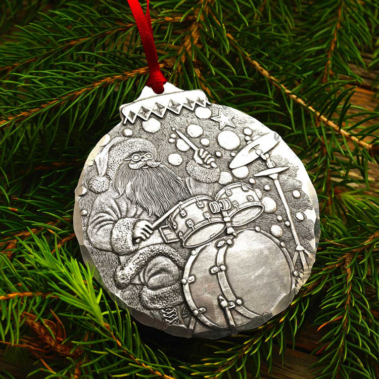 Santa's Drum Solo Ornament 