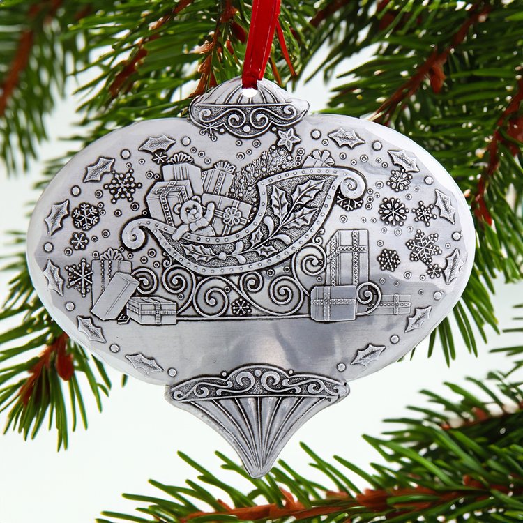 Holiday Sleigh Ornament