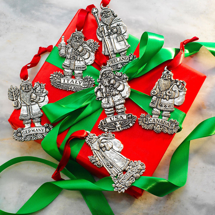 Santas of the World Ornaments
