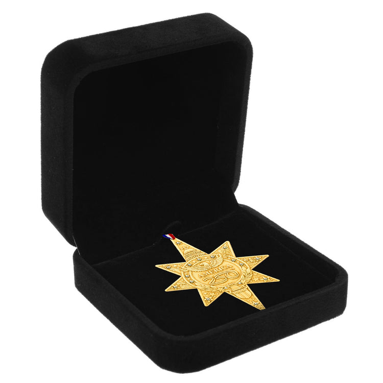Limited Edition America250 Sea to Shining Sea Commemorative Ornament (Gold Plated)