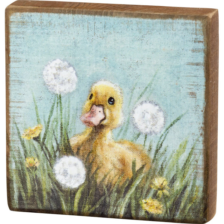 Duckling Block Sign 