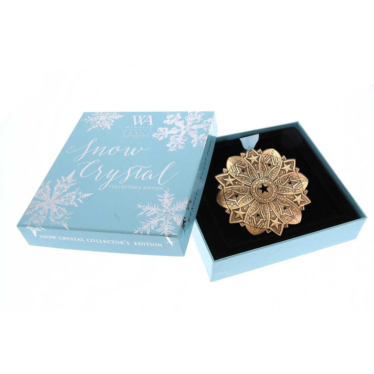 Star Spangled Snow Crystal Patriotic Ornament