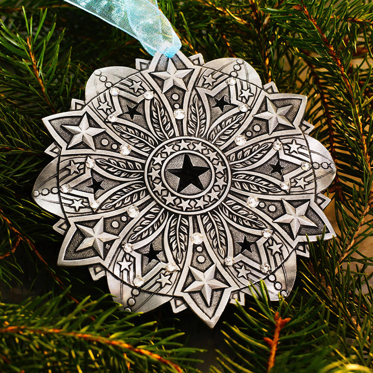 Snow Crystal 2026- Star Spangled Ornament (Aluminum) 