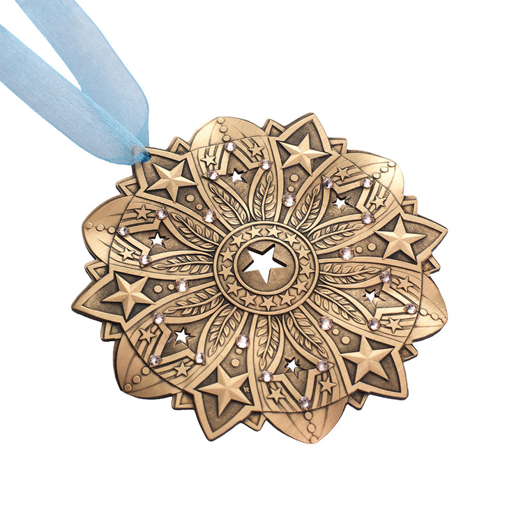 Snow Crystal 2026- Star Spangled Ornament (Bronze)