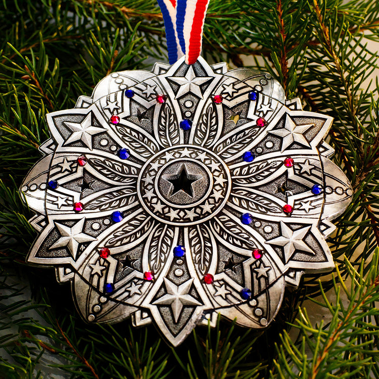 Snow Crystal 2026- Star Spangled Ornament (America 250th Commemorative Edition)