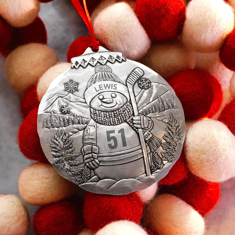 Hockey Holiday Snowman