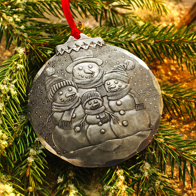 Snowman Family of Four Ornament 