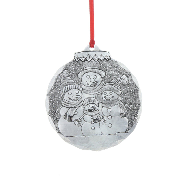 Snowman Family of Four Ornament