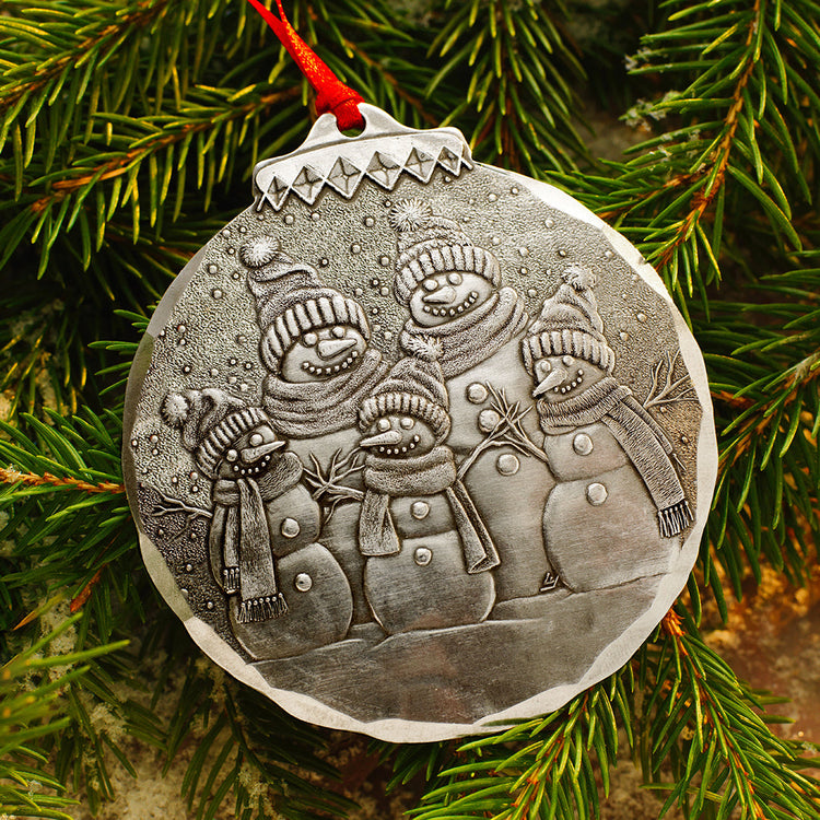 Snowman Family of Five Ornament 