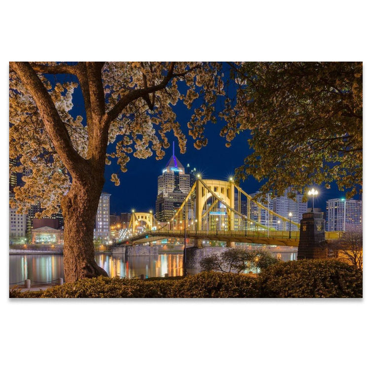 Sprung Re-Envisioned Metal Pittsburgh Print