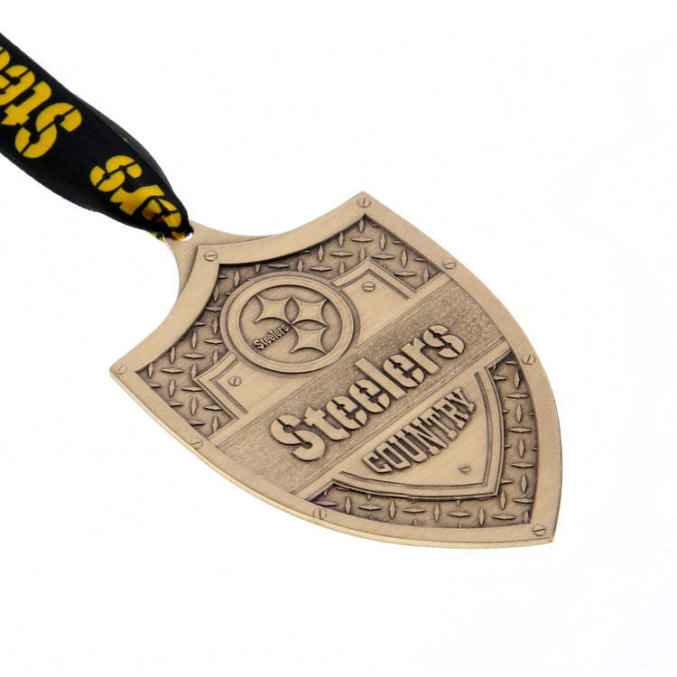 Steelers Country Shield Ornament (Bronze)