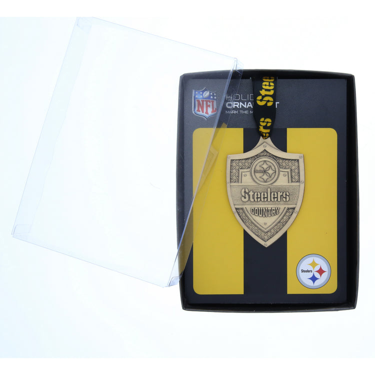 Steelers Country Shield Ornament (Bronze)