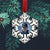 Radiant Snowflake Photo Ornament - Wendell August Forge