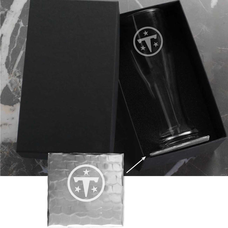 Tennessee Titans Pilsner and Coaster GIft Set