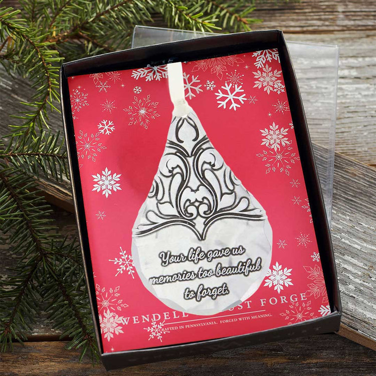 Teardrop Memorial Ornament