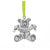 Personalized pewter teddy bear ornament