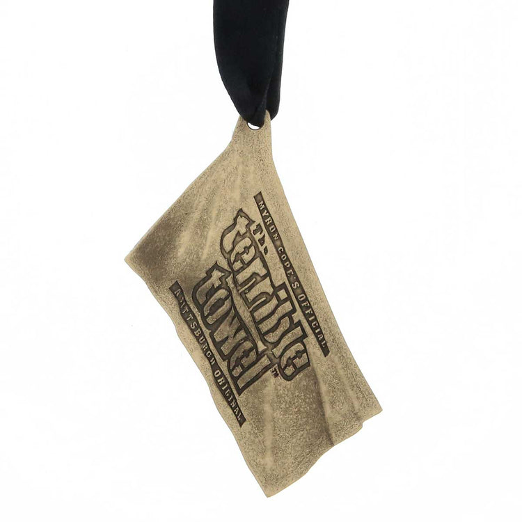 Pittsburgh Steelers Terrible Towel Ornament (Bronze) 
