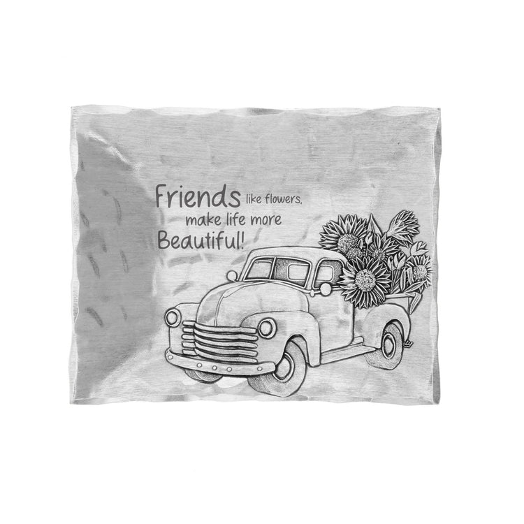 Vintage Floral Truck Accessory Tray 