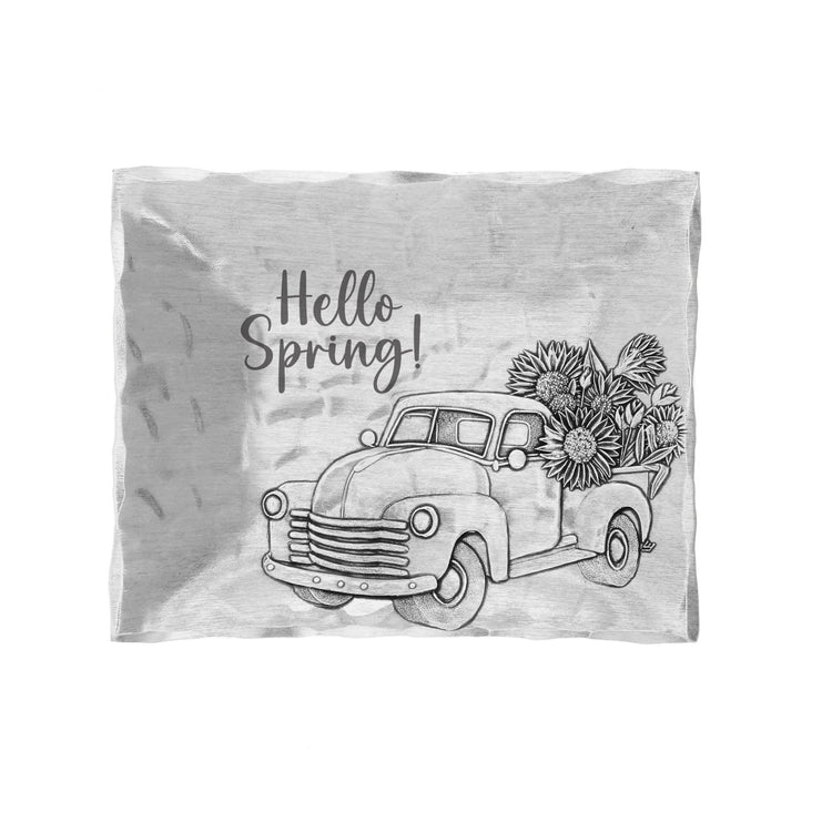 Vintage Floral Truck Accessory Tray