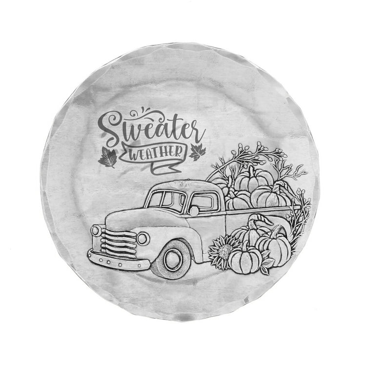 Vintage Autumn Truck Expressions Coaster