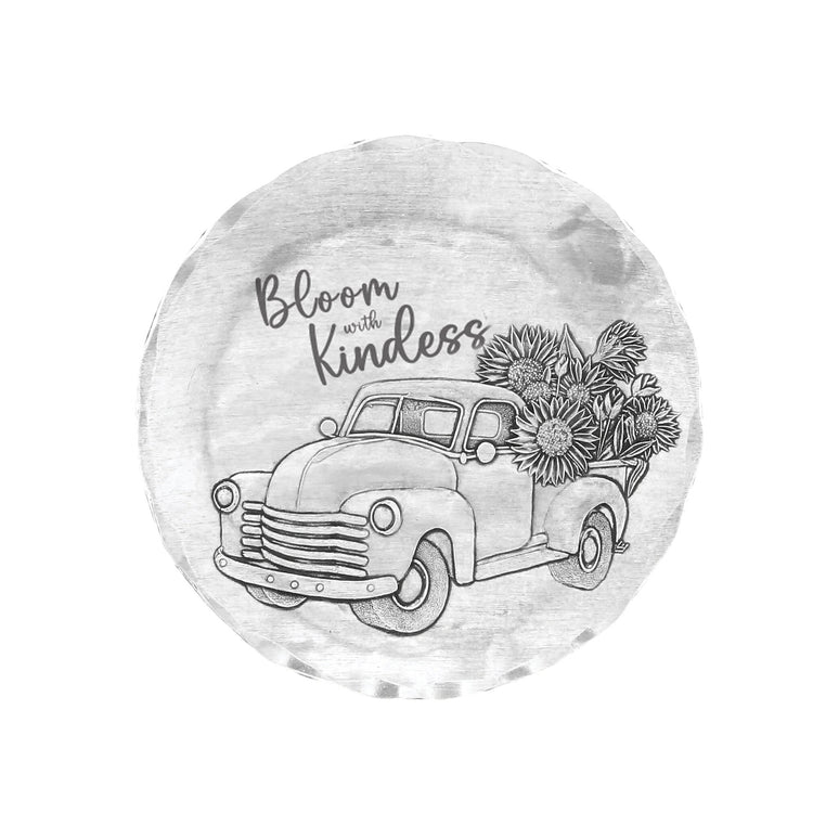 Vintage Floral Truck Expressions Coaster