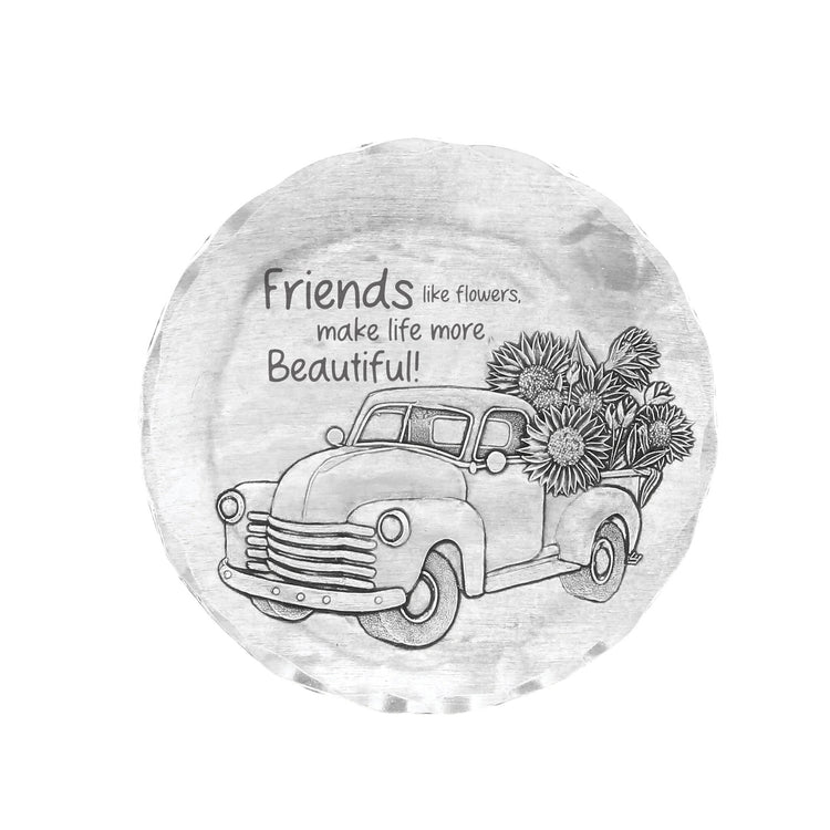 Vintage Floral Truck Expressions Coaster 