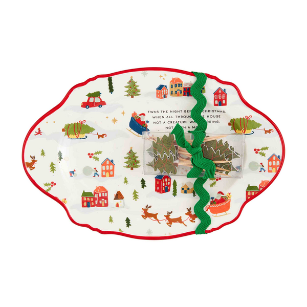 Twas The Night Christmas Plate