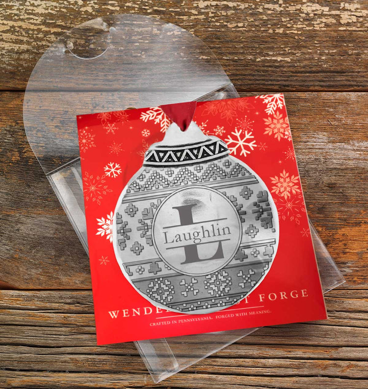 Personalized Ugly Sweater Ornament