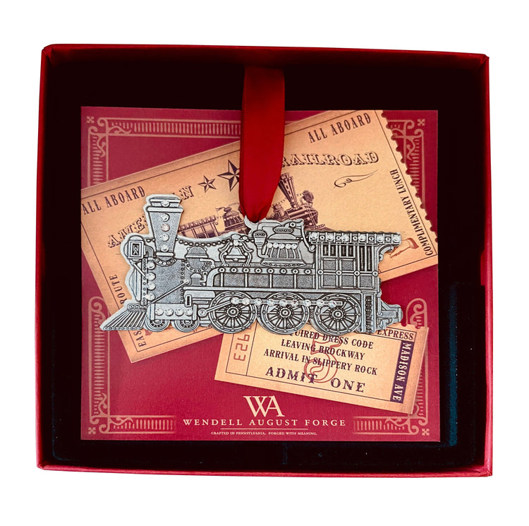Vintage Locomotive Ornament (Aluminum) - Wendell August Forge