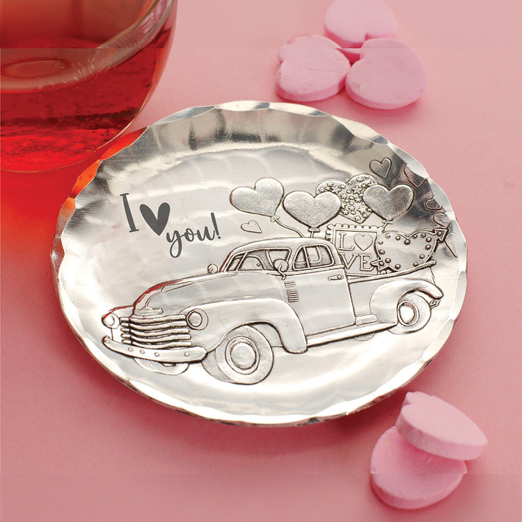 Expressions Vintage Valentines Truck Coaster