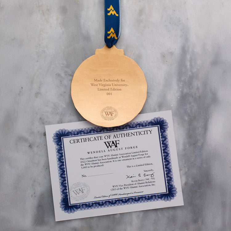 2025 West Virginia University Seal Ornament