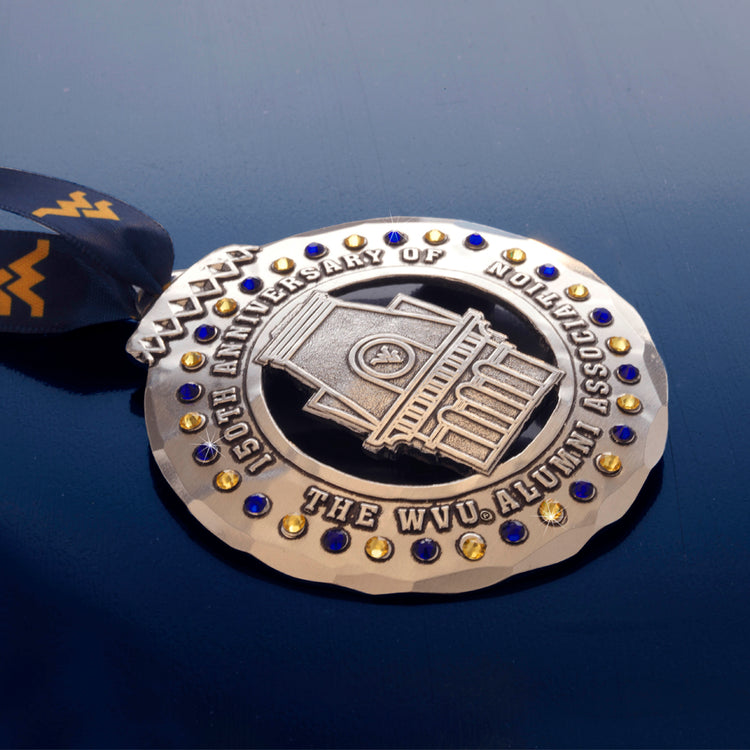 WVU Alumni Association 150th  Anniversary Ornament