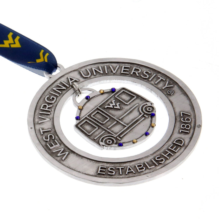 WVU 2022 PRT Anniversary Ornament 